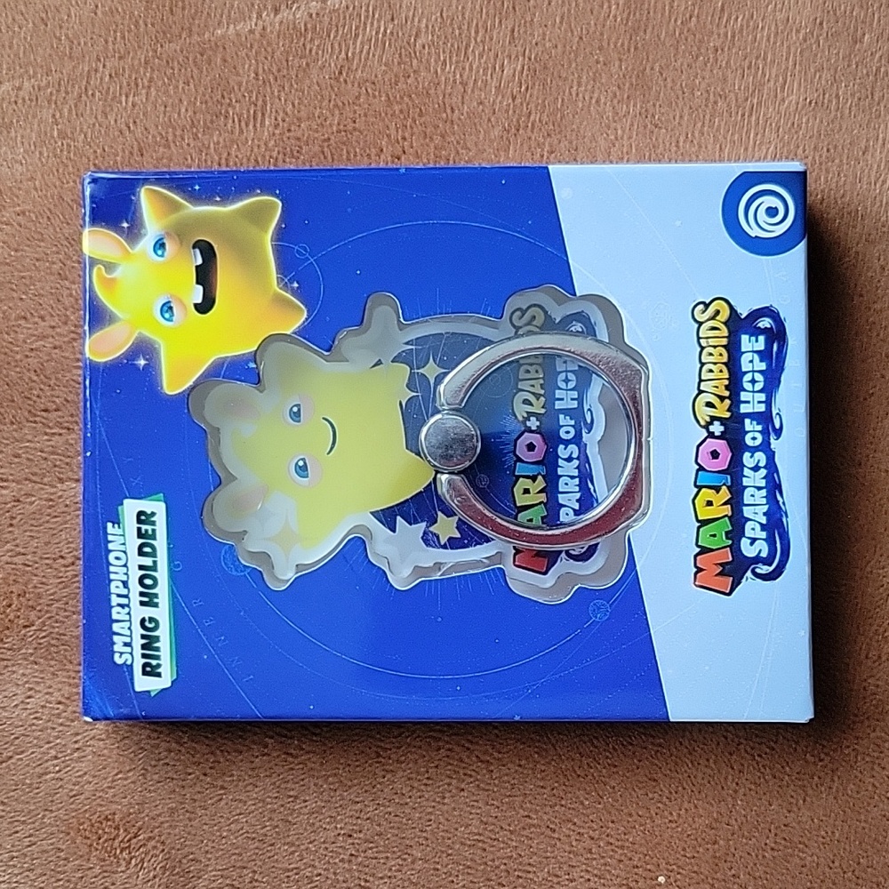 New In Box Mario + Rabbids Phone Ring Holder / Kickstand - Nintendo